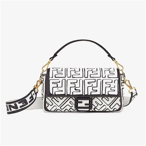 fendi purse black and white|handbags Fendi sale.